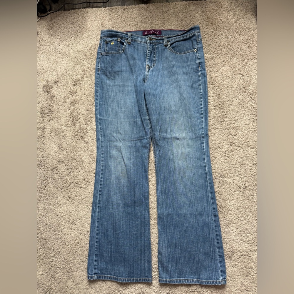 Gloria Vanderbilt Amanda Jeans Womens 12 Short Bootcut Stretch Denim